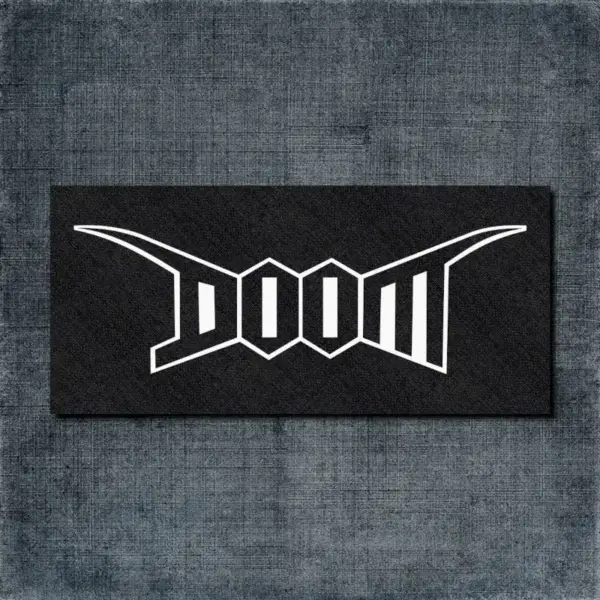 Doom Back Patch, Doom Logo Big Patch