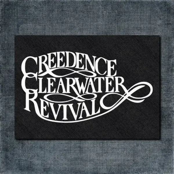 Creedence Clearwater Revival Back Patch, Creedence Clearwater Revival Logo Big Patch