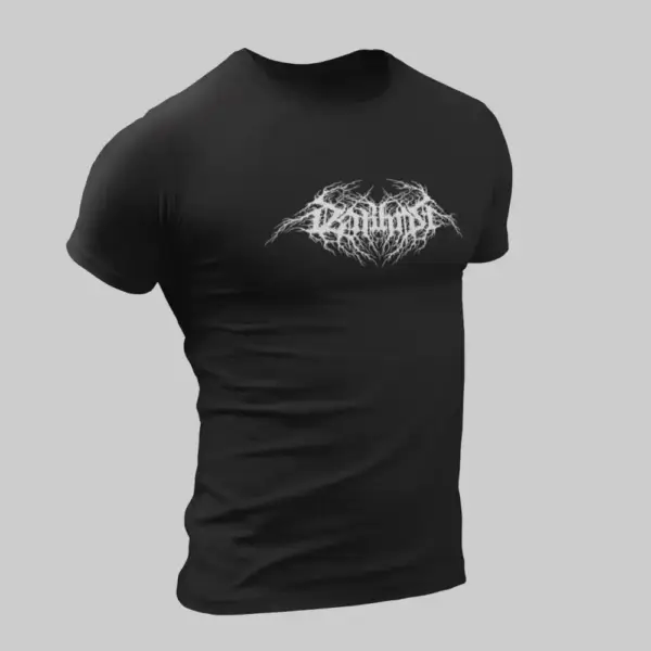 Dakhma T-Shirt, Dakhma Logo Black T-Shirt