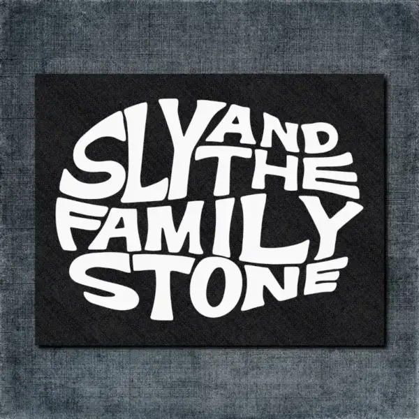 Sly and The Family Stone Back Patch, Sly and The Family Stone Logo Big Patch
