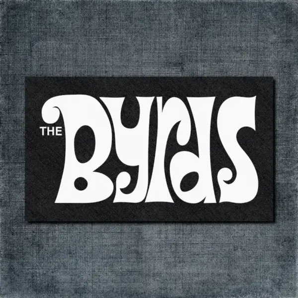 The Byrds Back Patch, The Byrds Logo Big Patch