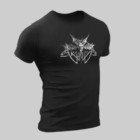 Akhlys T-Shirt, Akhlys Logo Black T-Shirt