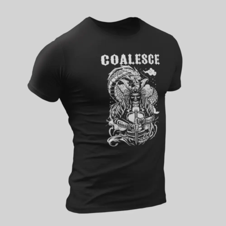 Coalesce T-Shirt, Coalesce Artwork Black T-Shirt