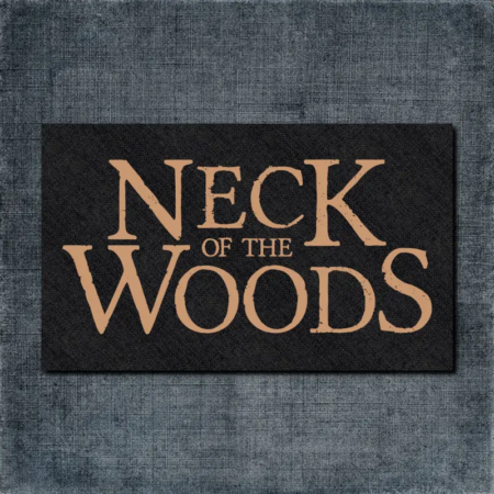 Neck of the Woods Back Patch, Neck of the Woods Logo Oversize Patch