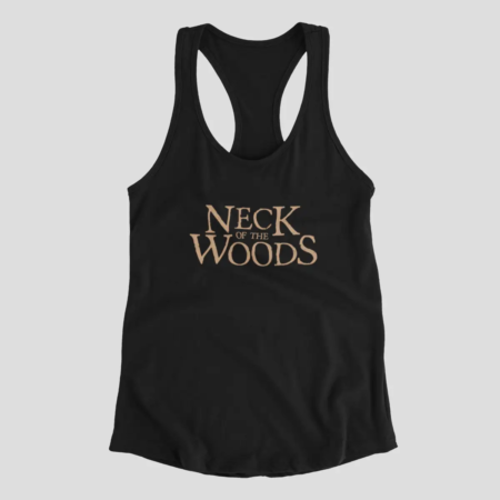 Neck of the Woods Tank Top, Neck of the Woods Logo Black Athlete