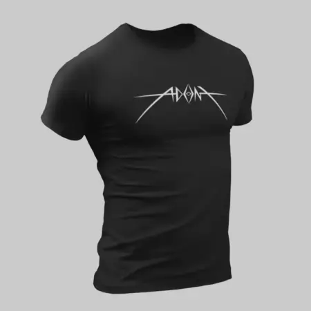 Adon T-Shirt, Adon Logo Black T-Shirt