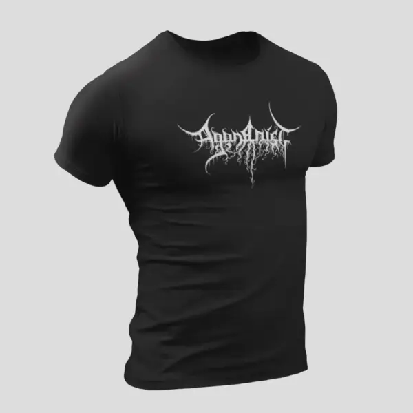 Agonanist T-Shirt, Agonanist Logo Black T-Shirt
