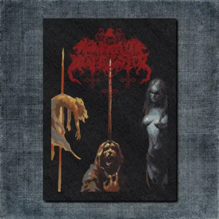 Satanic Warmaster Back Patch, Satanic Warmaster Bafomet Oversize Patch