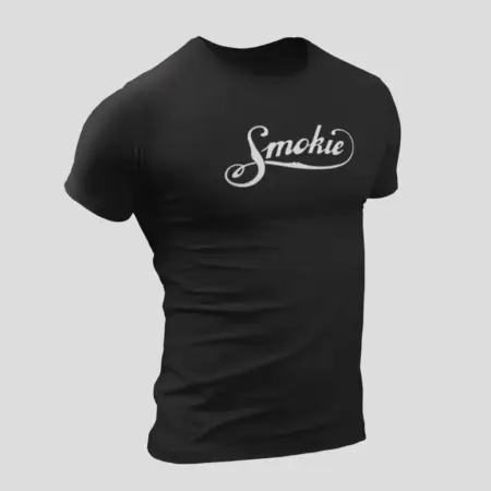 Smokie T-Shirt, Smokie Logo Black T-Shirt