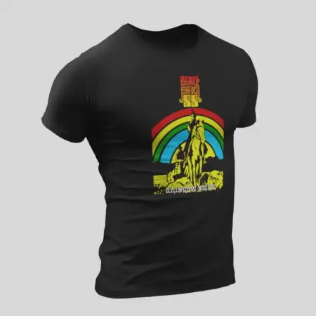 Black Magic SS T-Shirt, Black Magic SS Rainbow Nights Black T-Shirt