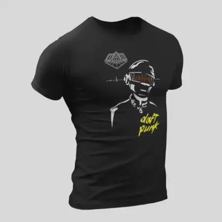 Daft Punk T-Shirt, Daft Punk Triangle Artwork Black T-Shirt