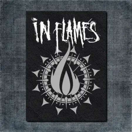 In Flames Back Patch, In Flames Logo Oversize Patch