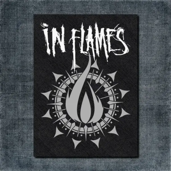 In Flames Back Patch, In Flames Logo Oversize Patch