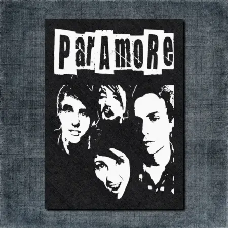 Paramore Back Patch, Paramore Riot Tour Oversize Patch