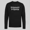 Paysage d'Hiver Logo Black Long Sleeve
