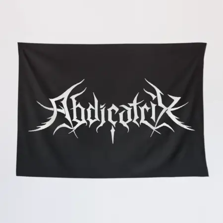 Abdicatrix Wall Tapestry, Abdicatrix Logo Tapestry Wall Poster