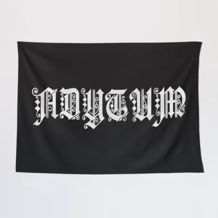 Adytum Wall Tapestry, Adytum Logo Flag Tapestry