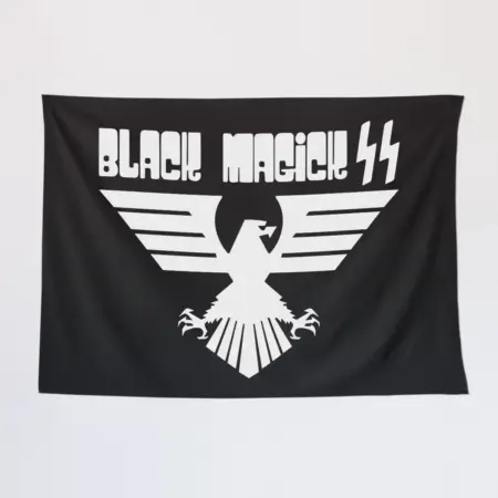 Black Magick SS Wall Tapestry, Black Magick SS Logo Tapestry Wall Poster