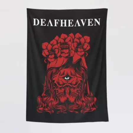 Deafheaven Wall Tapestry, Deafheaven Mexico Tour Tapestry Wall Poster
