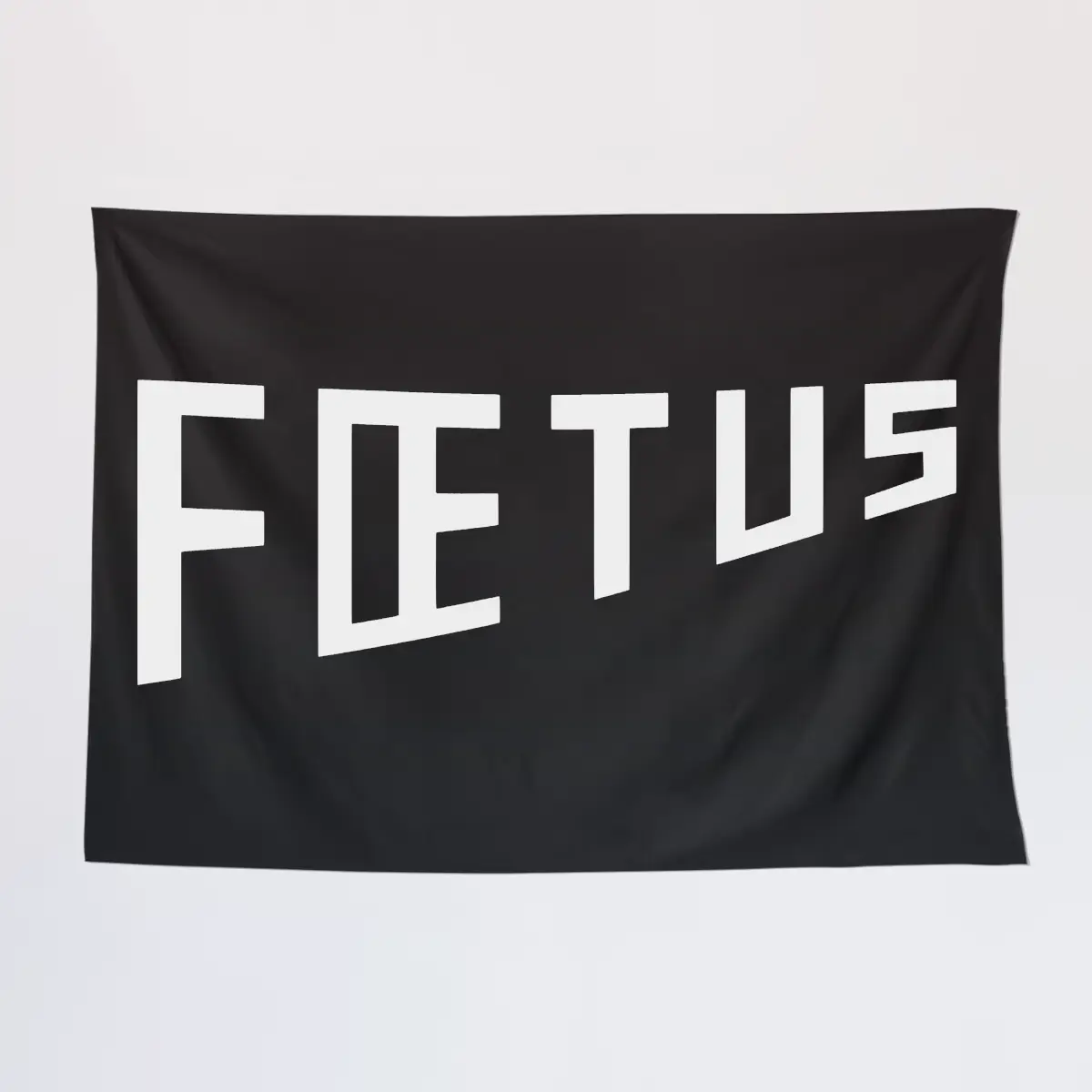 Foetus Wall Tapestry, Foetus Logo Tapestry Wall Poster