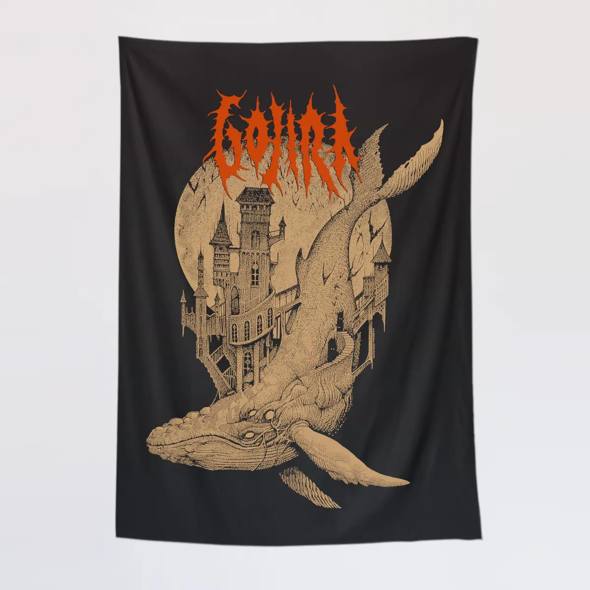 Gojira Wall Tapestry, Gojira Artwork Tapestry Wall Poster