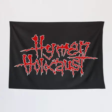 Hymen Holocaust Wall Tapestry, Hymen Holocaust Logo Tapestry Wall Poster