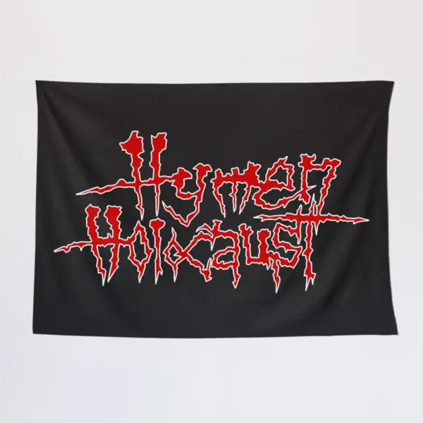 Hymen Holocaust Wall Tapestry, Hymen Holocaust Logo Tapestry Wall Poster