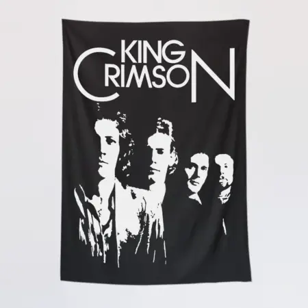 King Crimson Wall Tapestry, King Crimson Tour Tapestry Wall Poster