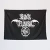 Black Funeral Tapestry, Black Funeral Logo Tapestry Wall Poster