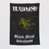 Blasphemy Tapestry, Blasphemy Black Metal Skinheads Tapestry Wall Poster