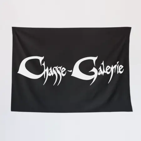 Chasse-Galerie Tapestry, Chasse-Galerie Logo Tapestry Wall Poster