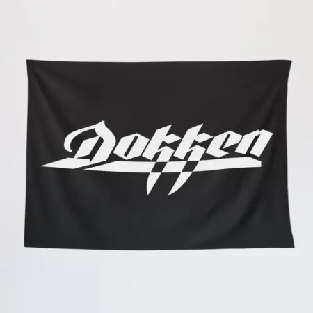 Dokken Tapestry, Dokken Logo Tapestry Wall Poster