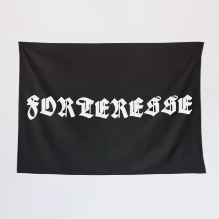 Forteresse Tapestry, Forteresse Logo Tapestry Wall Poster