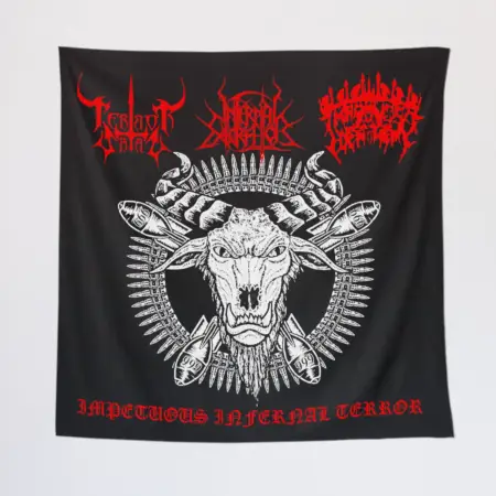 Infernal Execrator Tapestry, Impetuous Infernal Terror Tapestry Wall Poster