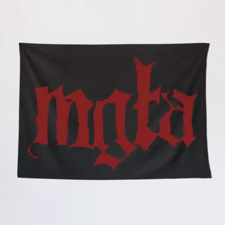 Mgla Tapestry, Mgla Logo Tapestry Wall Poster