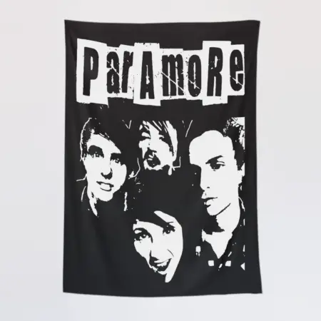 Paramore Wall Tapestry, Paramore Riot Tour Tapestry Wall Poster