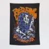 Red Fang Wall Tapestry, Red Fang Artwork Tapestry Wall Poster