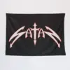 Satan Wall Tapestry, Satan Logo Tapestry Wall Poster