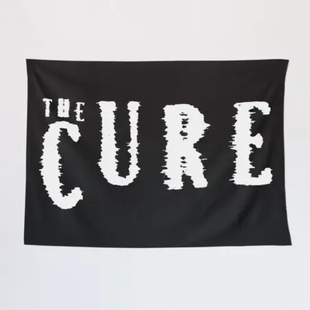 The Cure Tapestry, The Cure Logo Tapestry Wall Poster