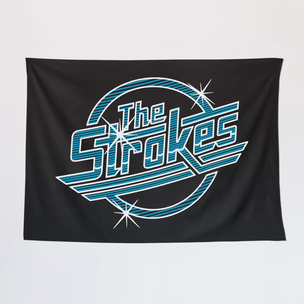 The Strokes Wall Tapestry, The Strokes Logo Tapestry Wall Poster