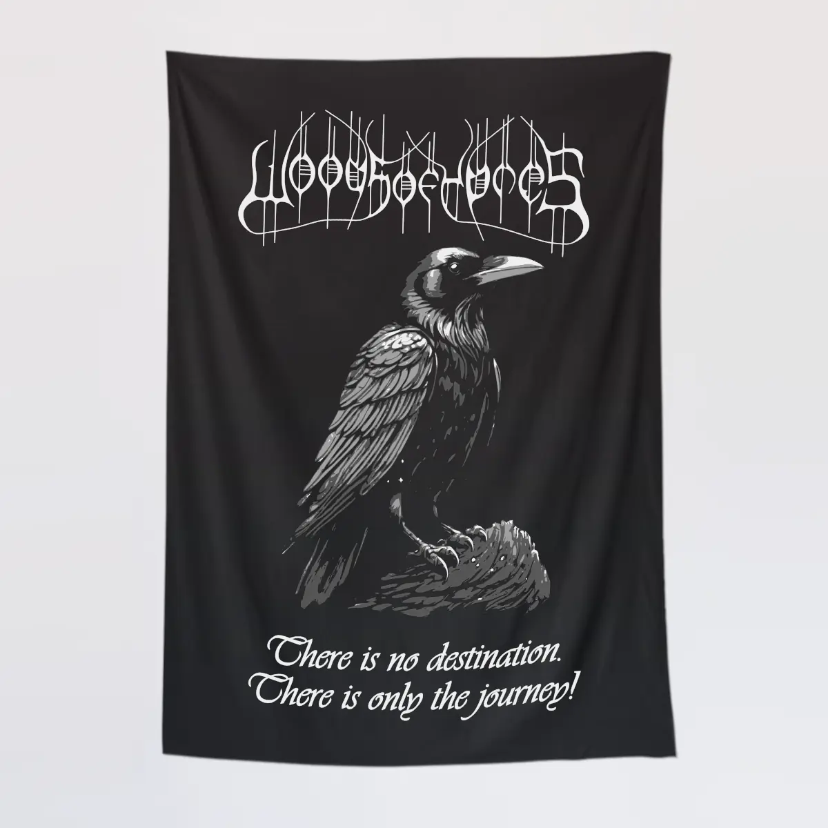 Woods of Ypres Tapestry, There is No Destination Tapestry Wall Poster