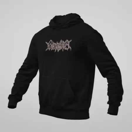 Besprosvetie Hoodie, Беспросветие Logo Black Sweatshirt