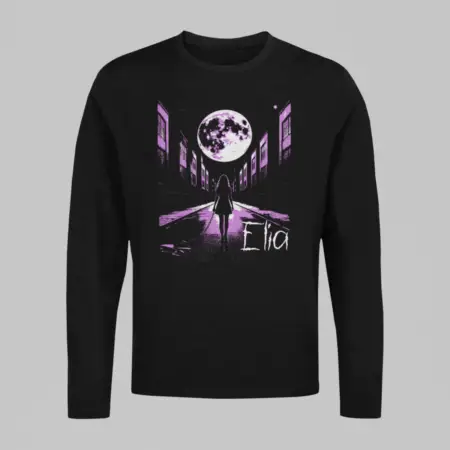 Elia Long Sleeve, Elia Клетка Black Longsleeve Shirt