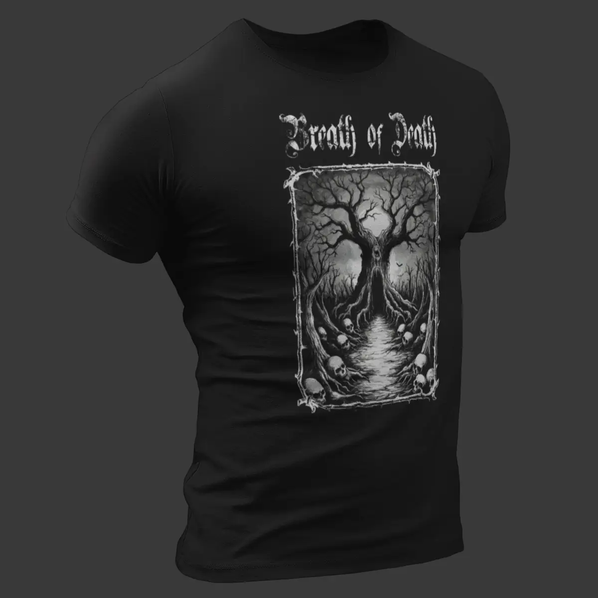 Breath of Death Black T-Shirt - Image 2