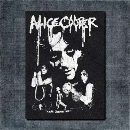 Alice Cooper Back Patch, God of Metal Oversize Patch