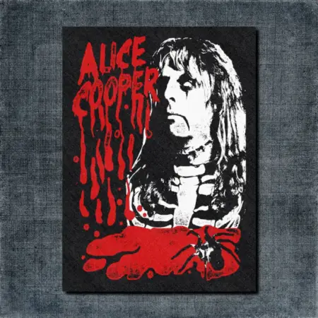 Alice Cooper Back Patch, God of Metal Oversize Patch