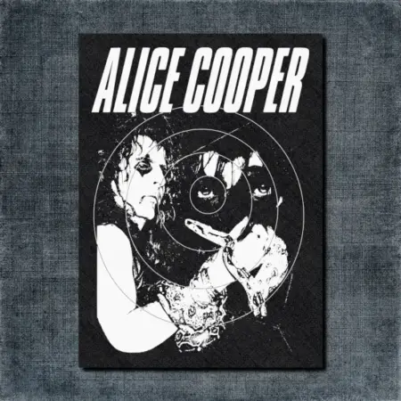 Alice Cooper Back Patch, God of Metal Oversize Patch