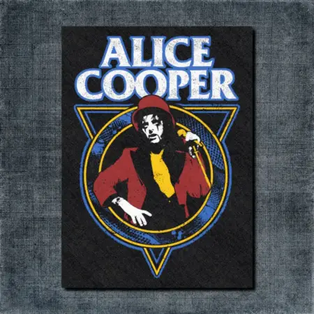 Alice Cooper Back Patch, God of Metal Oversize Patch
